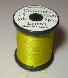 ������������ ���� Uni Floss Neon 15 yds lemon